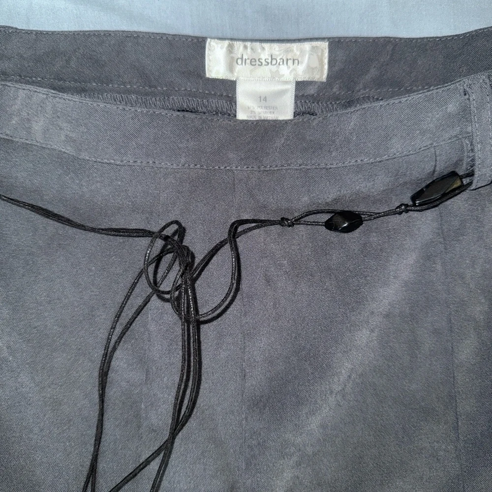 Dressbarn Gray A-Line Skirt - Picture 8 of 8